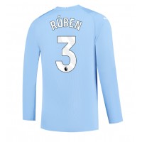 Echipament fotbal Manchester City Ruben Dias #3 Tricou Acasa 2023-24 maneca lunga